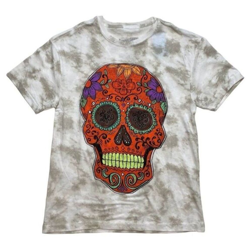 Fosforos Galileo Day Of The Dead‎ Shirt Women's XXL Dia De Los Muertos Skull NEW